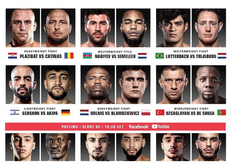 Обявиха бойната карта за GLORY 82