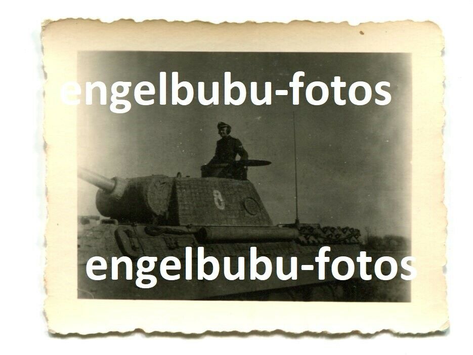 FOTO - PANZER - Panzer V - ”PANTHER” - Kommandant - Nr.8 & Zimmerit - RARITÄT 2