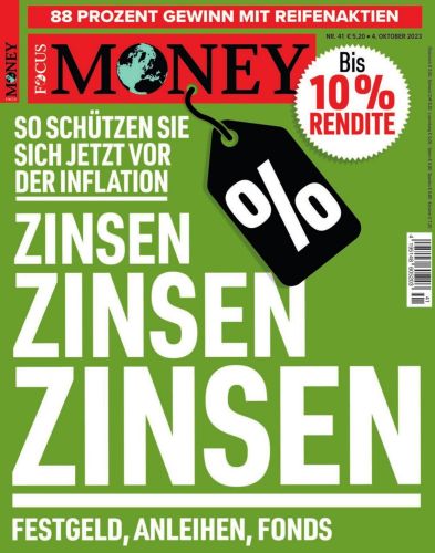 Cover: Focus Money Finanzmagazin No 41 vom 04  Oktober 2023