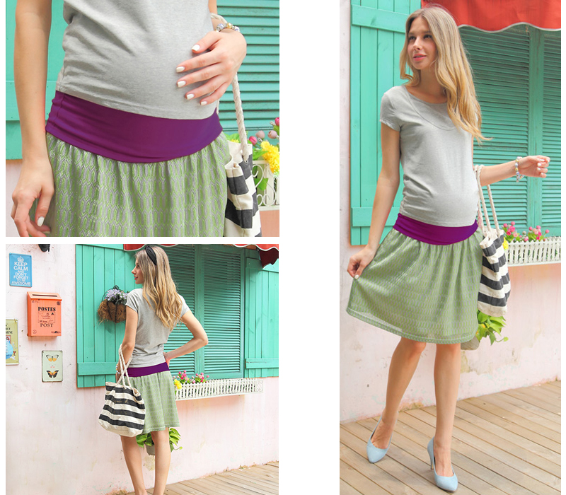 Bandeau De Grossesse Sans Couture Blanc Taille XL - Made In Bébé