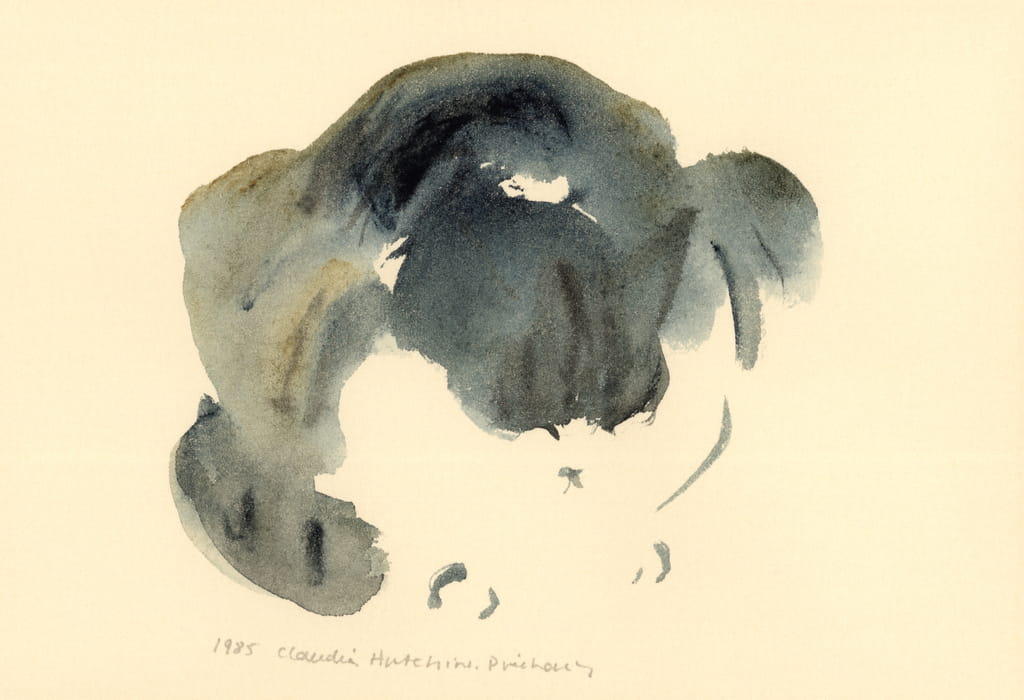 Claudia-Hutchins-Puechavy-Cat-1985-watercolour-Meister-Drucke-145485