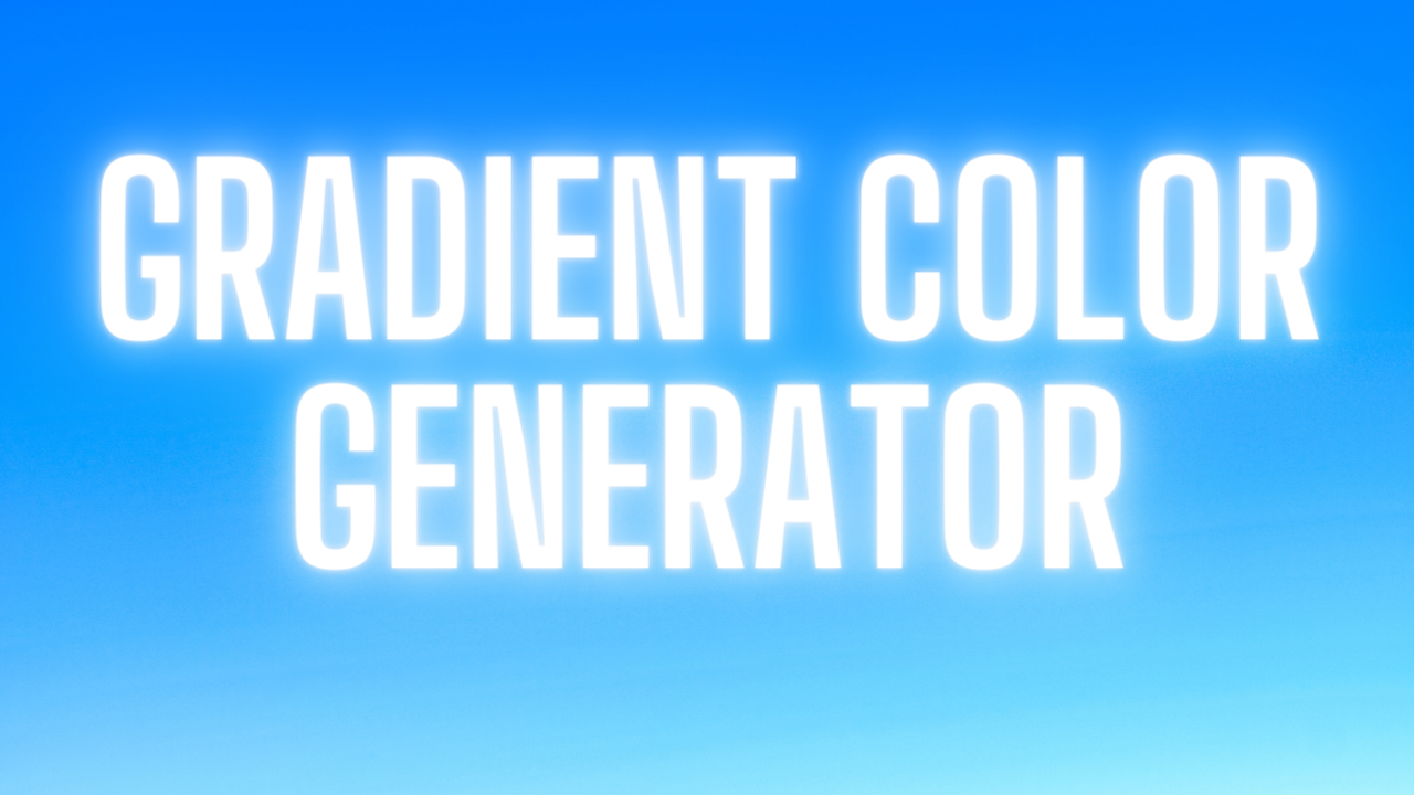 Gradient Color Code Generator Free