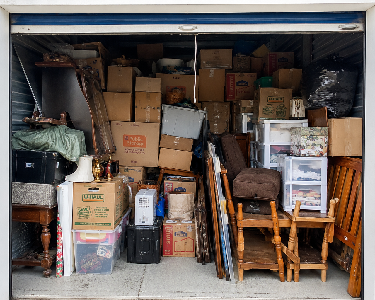 Storage unit cleanout service