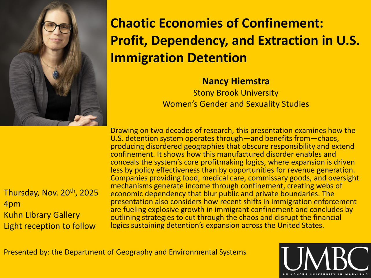 Chaotic Economies of Confinement