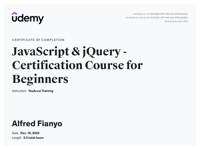 jquery-cert
