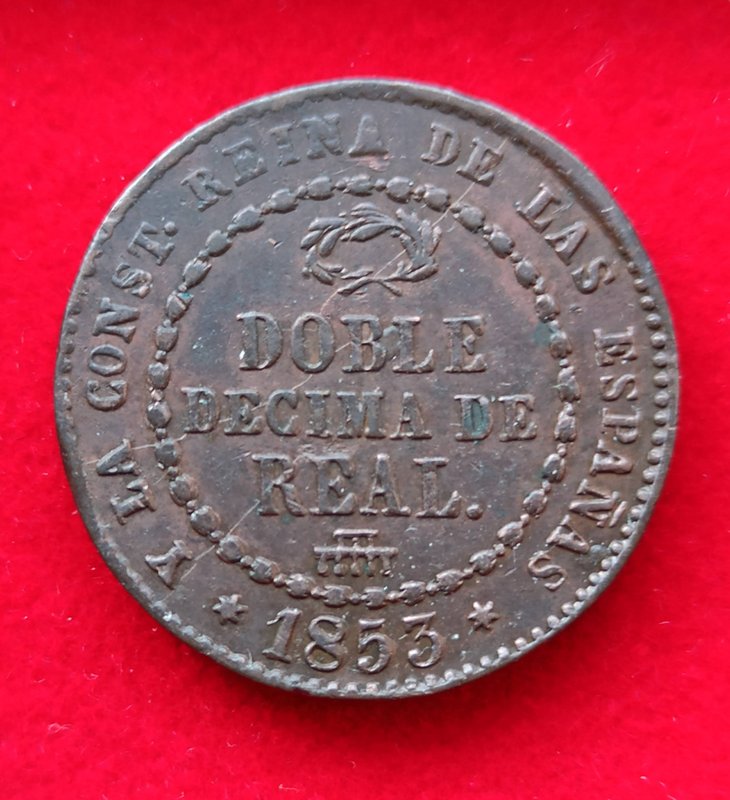 Doble decima de real Isabel II  46