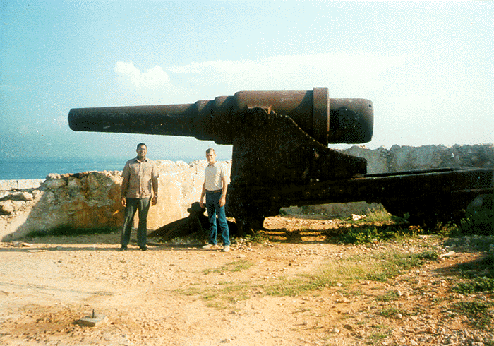 Artillerie cotiere "Exotiques" Canon-Krupp-de-10-pouces-de-l-hispano-am-ricain-Guerre