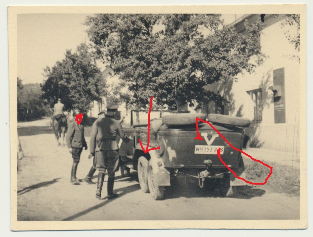 3 Achser PKW Kübelwagen Jeep