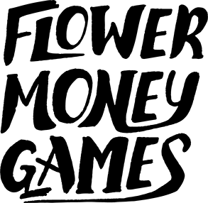 Picture of the flower money games logo