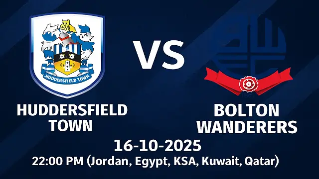 بث مباشر هدرسفيلد ضد بولتون هدرسفيلد ضد بولتون بث مباشر League One 2025