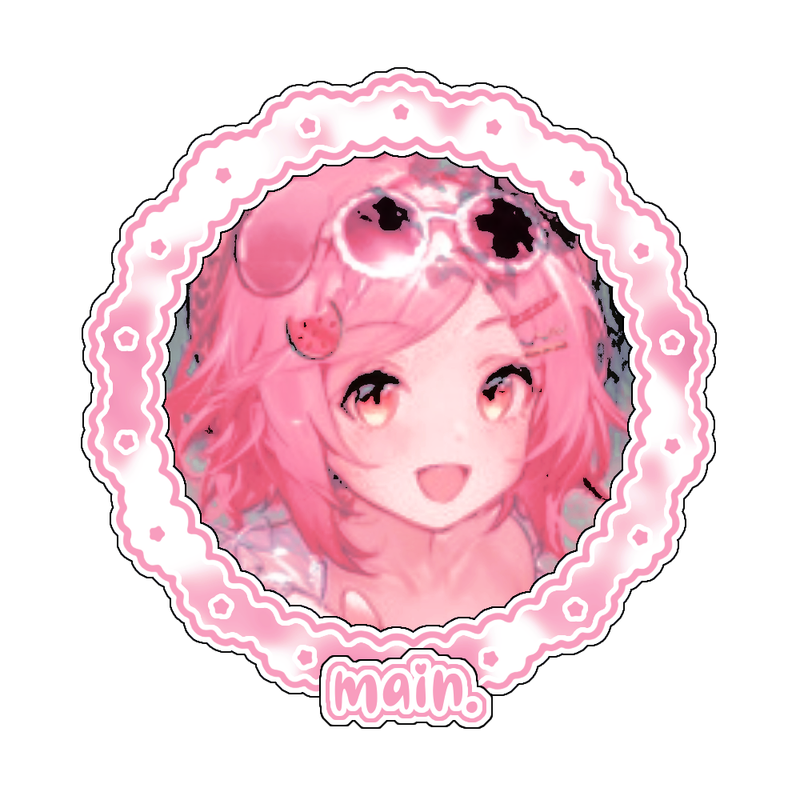 ⑅　◌ ˚ 　ME　ㅤ ┈　ㅤdnu ^__^　✦𓏼　text says "main"