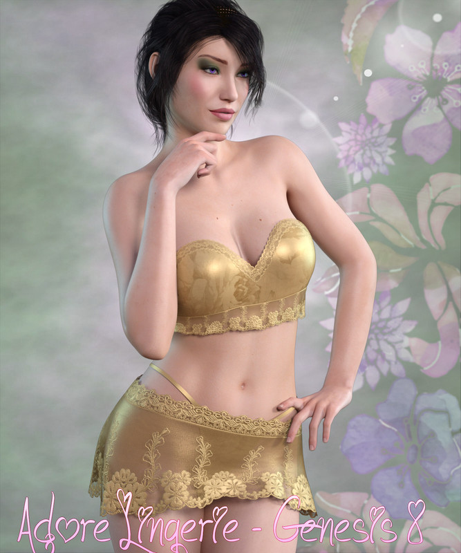 Adore Lingerie – Genesis 8 – Daz Studio