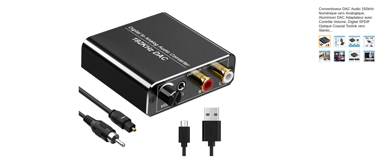 Screenshot 2022-06-08 at 11-41-29 Convertisseur DAC Audio 192kHz Numérique vers Analogique Aluminium
