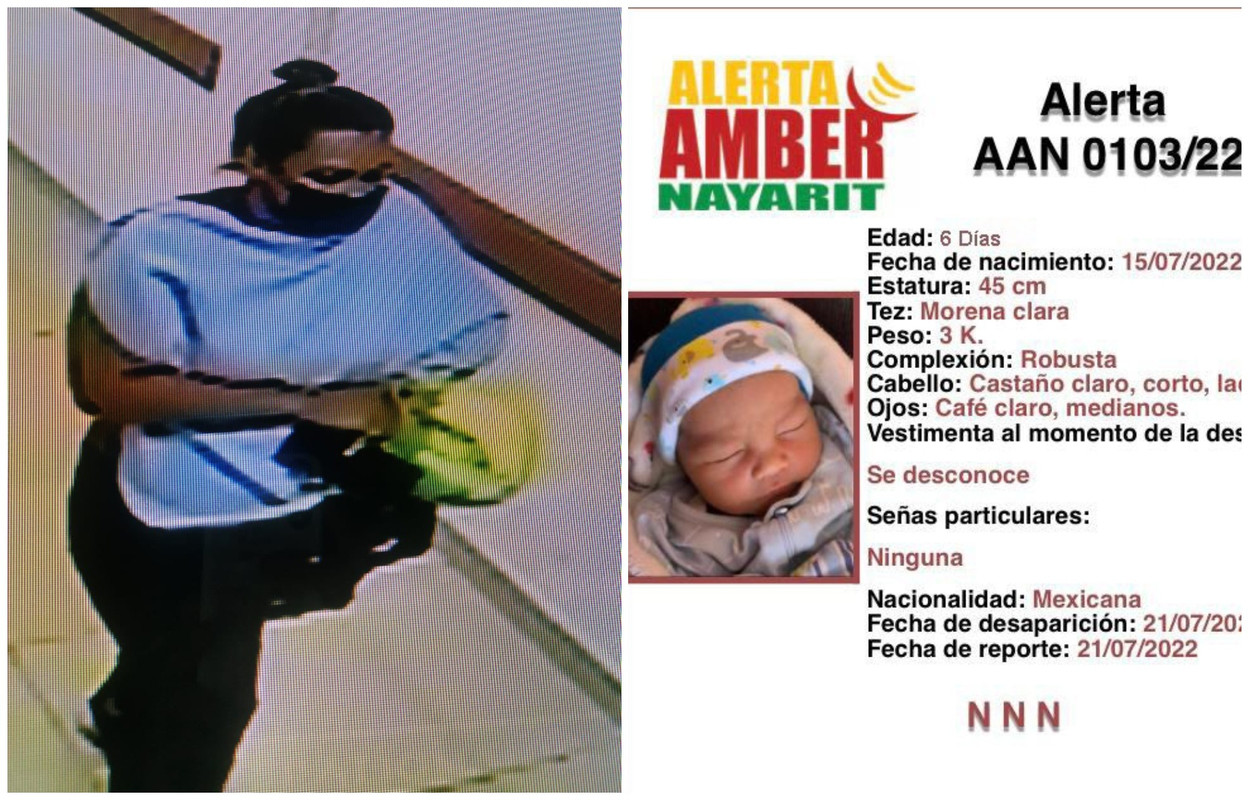 Con engaños, mujer roba a bebé recién nacido en DIF de Nayarit