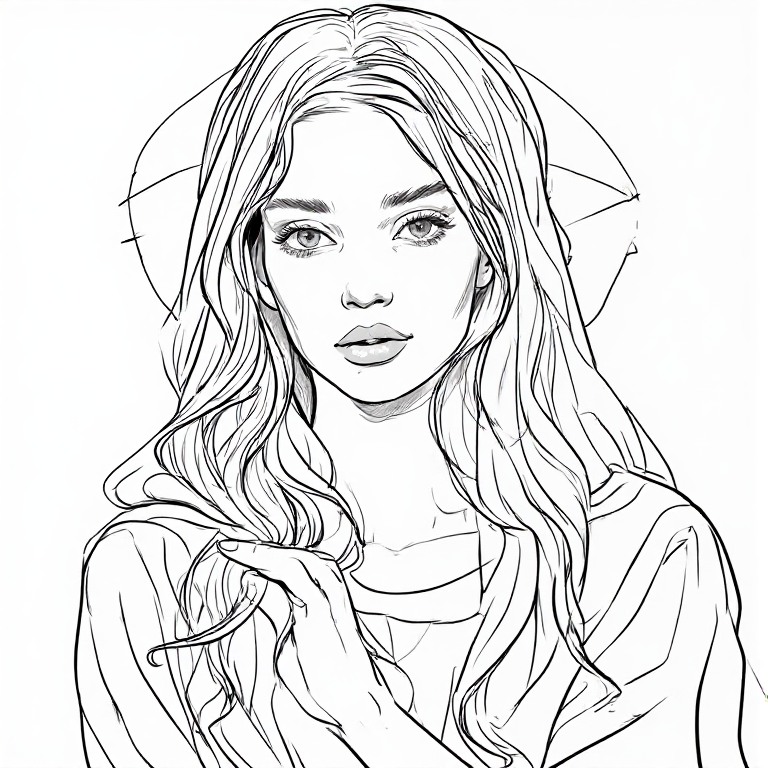 Madonna-l-Line-drawing-natural-(13)