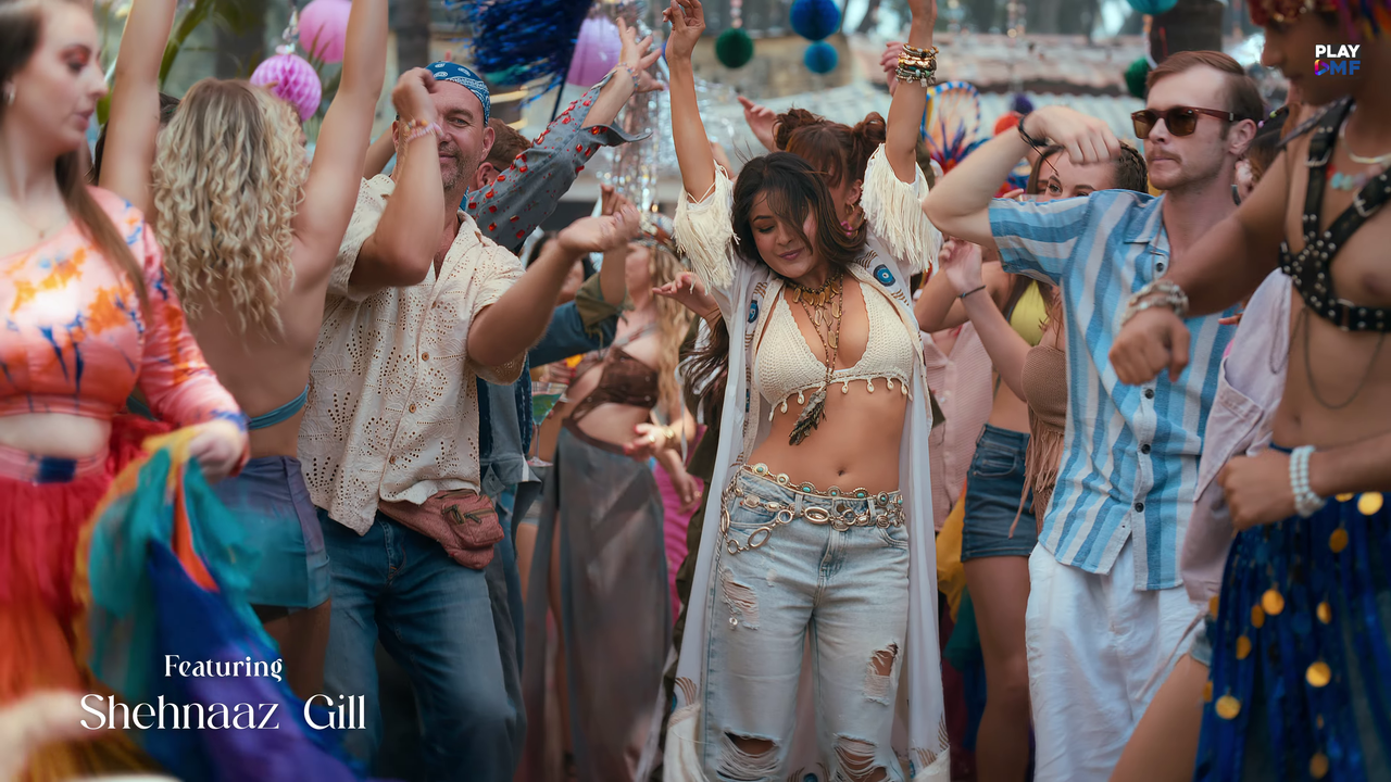 Shehnaaz Gill bikini top glam in BEZAF new song photos sets social media on fire