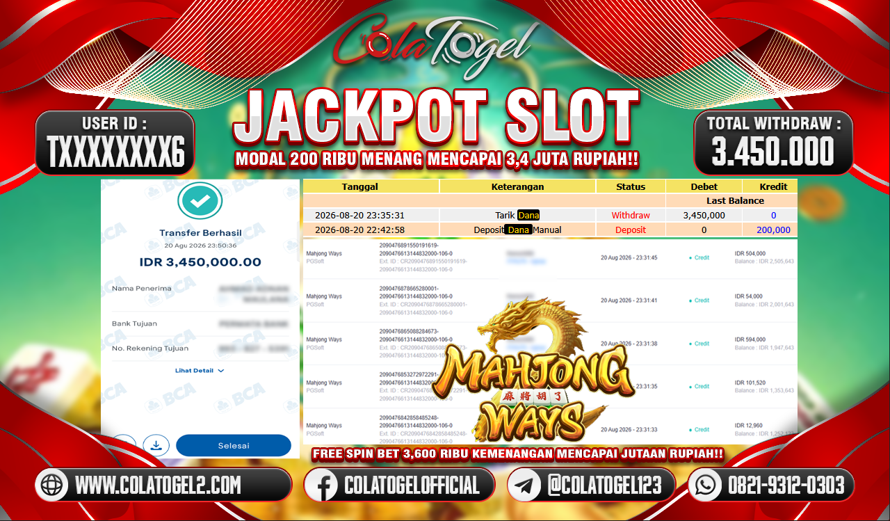JACKPOT SLOT GACOR!!