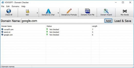 VovSoft Domain Checker v7.6.0