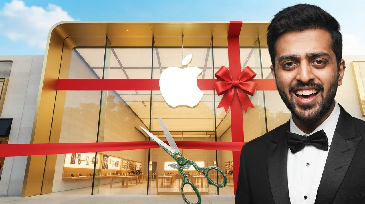 Result of: Apple Store Grand Opening YouTube Thumbnail Prompt | Luxury Tech Design