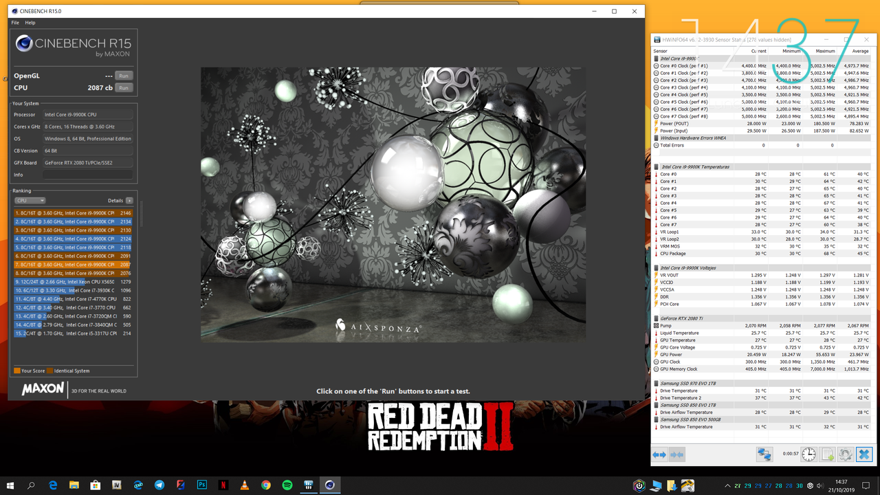2 Cinebench R15 - Delid