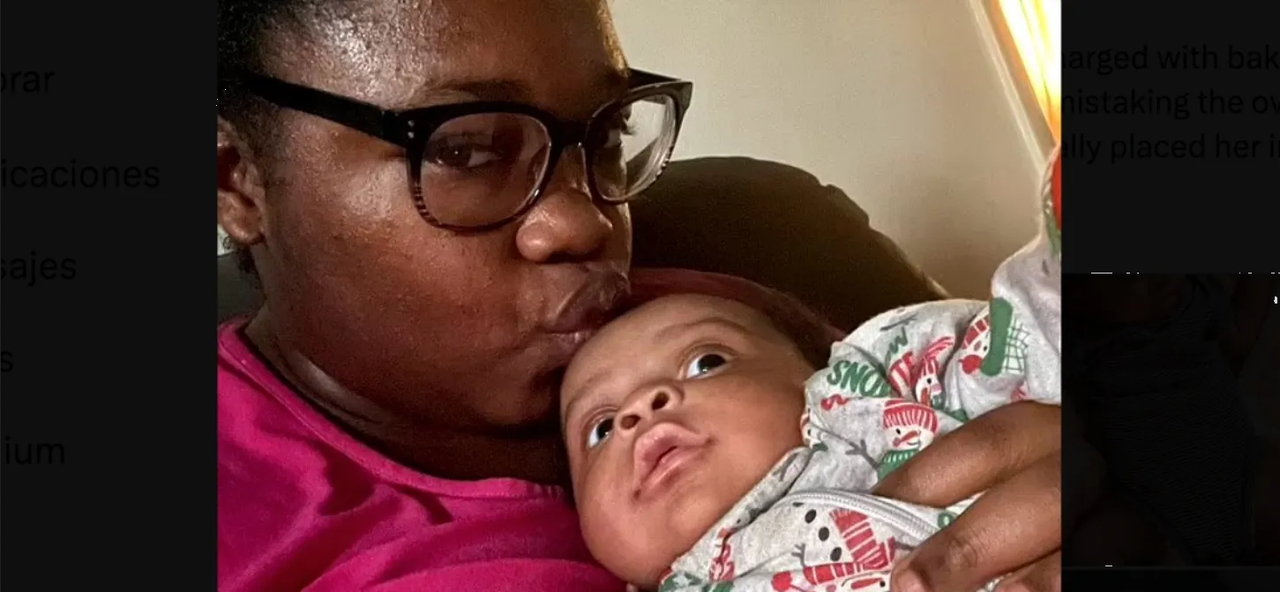 Mujer quema a su bebé en un horno; pensó que