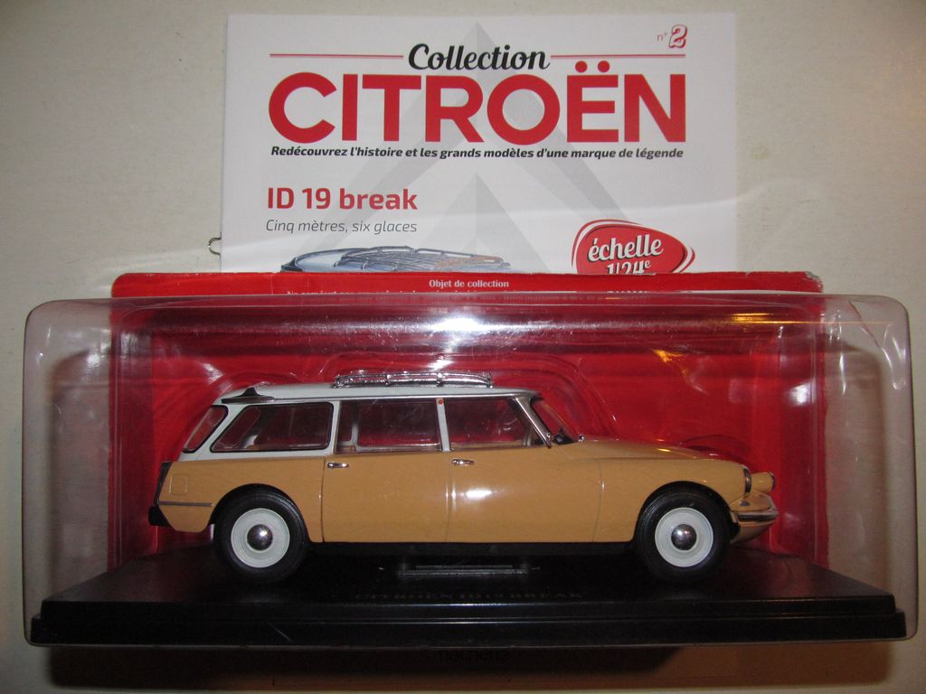 アシェット 1/24 シトロエン・ID19 ブレーク black 1957 1⁄24 Break