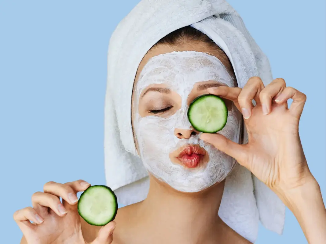 Homemade face mask for glowing skin