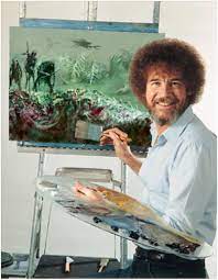 Bob Ross doing Death and Destruction