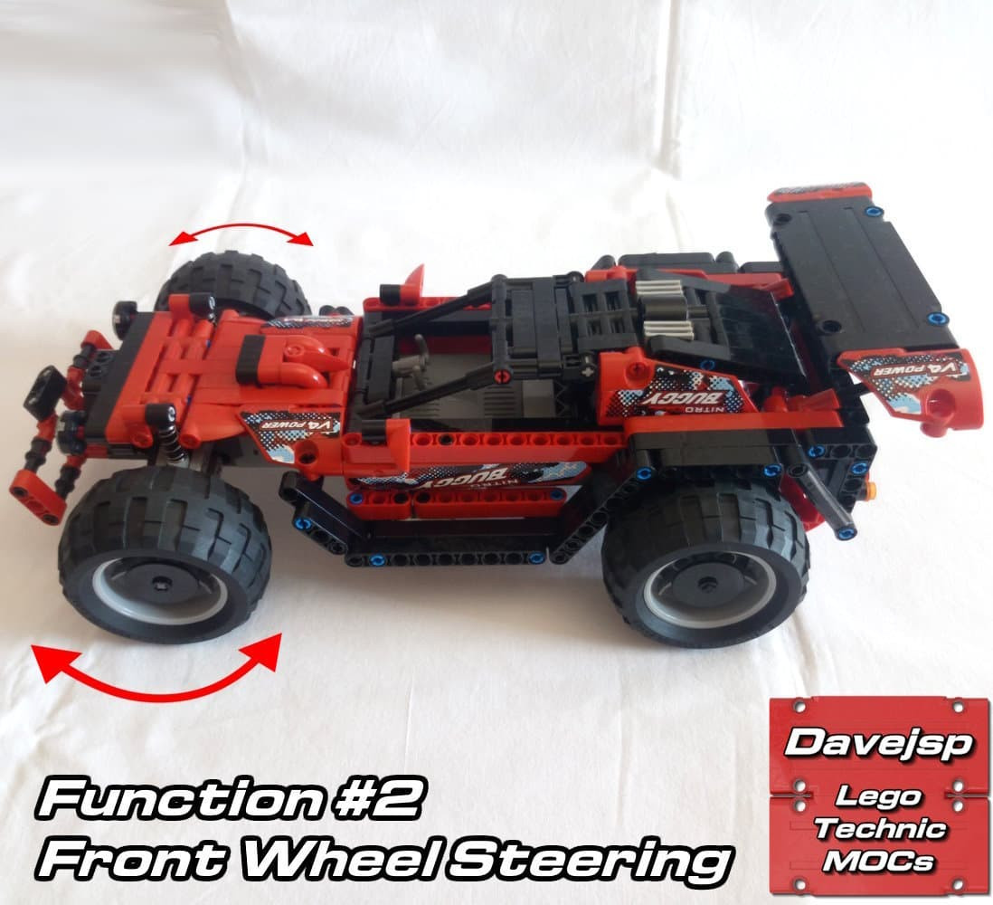 Off-road vehicle MOC built with Lego Technic