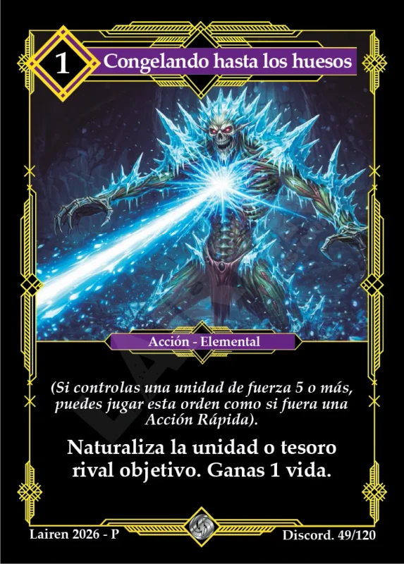 CONGELANDO HASTA LOS HUESOS