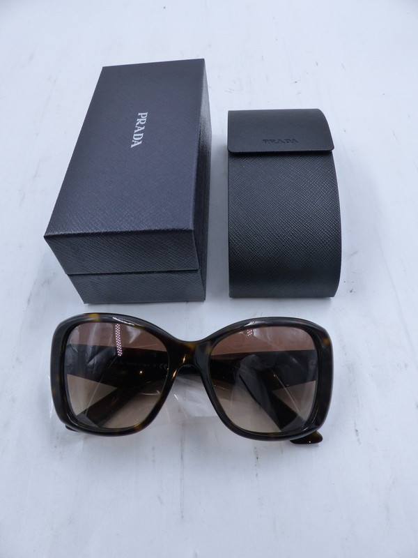 PRADA SUNGLASSES SPR32P HAVANA BROWN GRADIANT 2AU6S1 57/17 | MDG ...