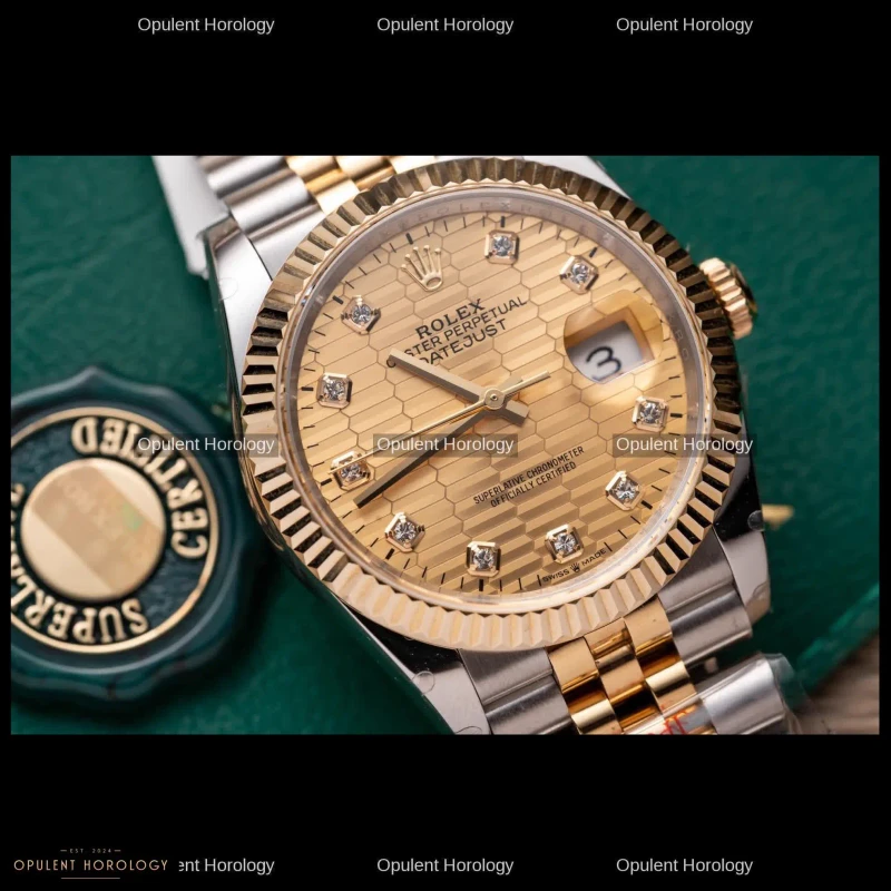 Rolex Datejust 36 Gold Plated Automatic Jubilee Bracelet
