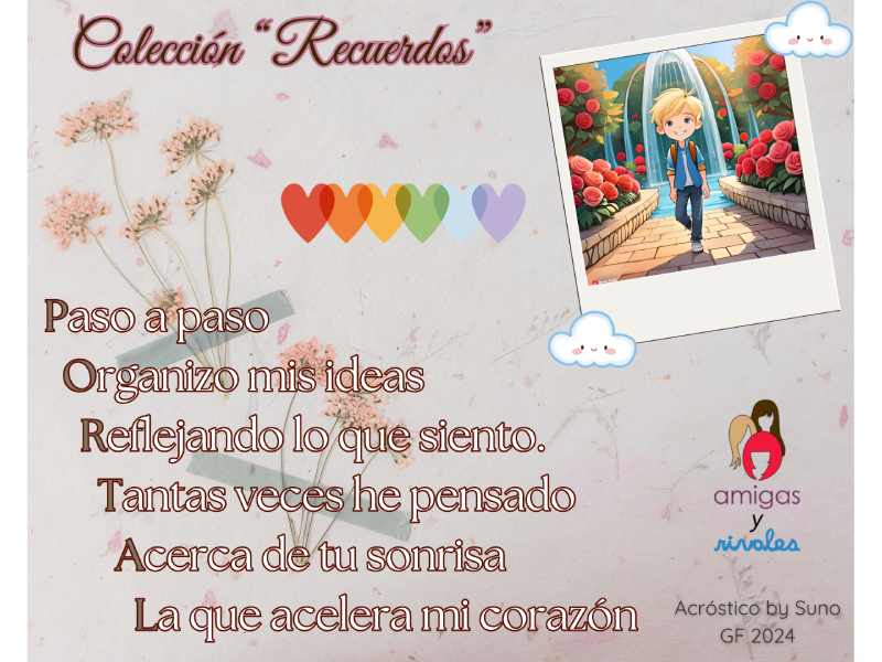 AMIGAS & RIVALES: Acróstico para Anthony, ♥ Colección "Recuerdos" ♥ 3/4 Acrostico3