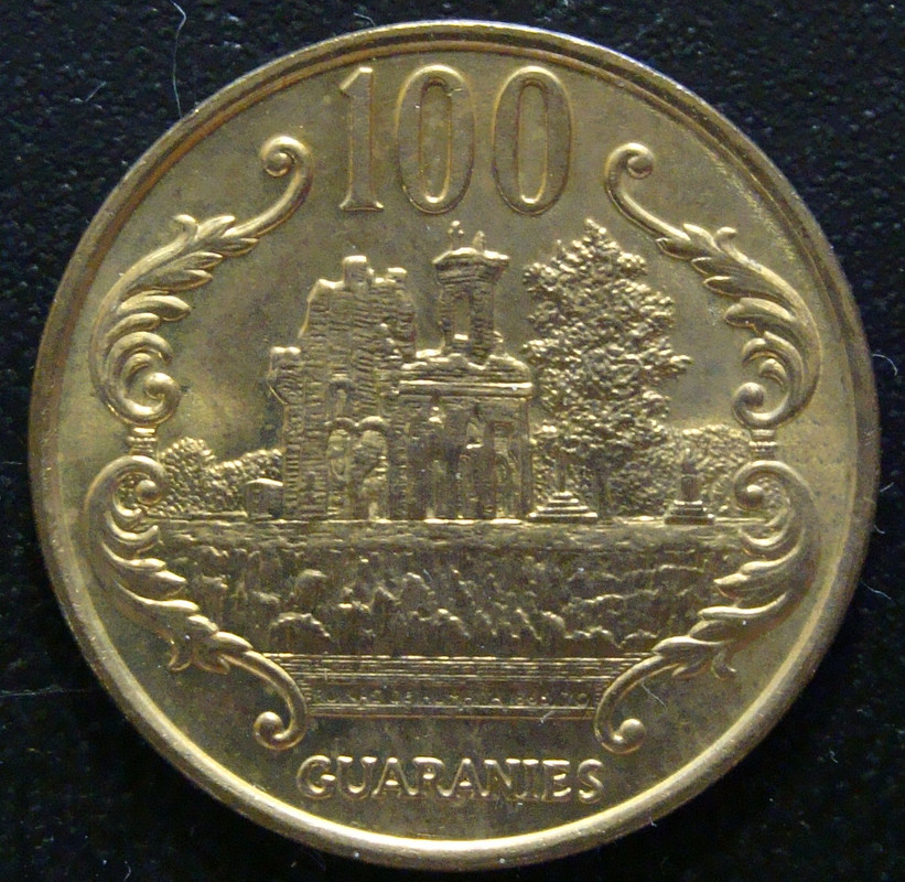 100 Guaraníes. Paraguay (1993) PAR-100-Guaran-es-1993-rev