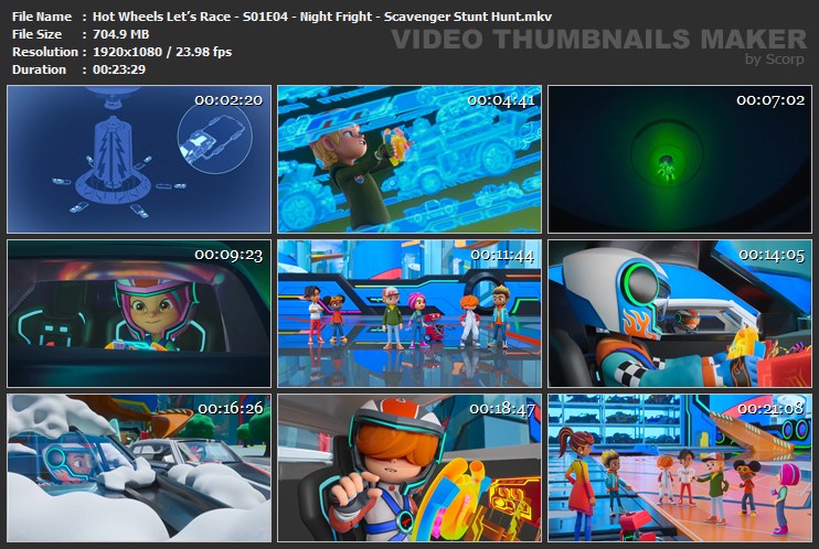 Hot Wheels Let’s Race - S01E04 - Night Fright - Scavenger Stunt Hunt.mkv