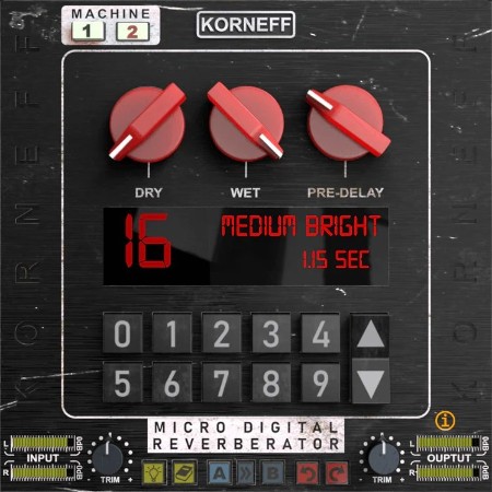 Korneff Audio Micro Digital Reverberator v1.0.4 KAMDRv0-4