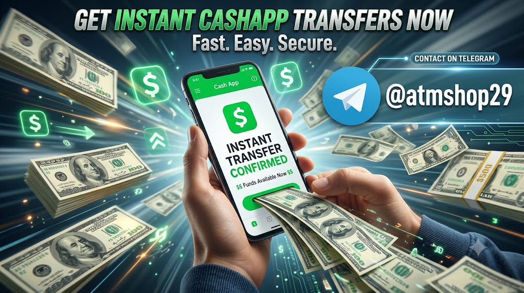 Get instant cashapp transfer today