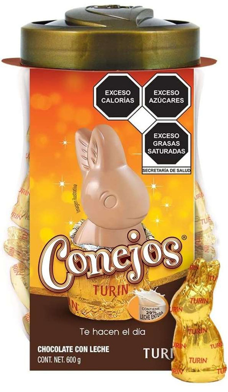 Amazon: Chocolates Conejos Turín Tubo con 30 piezas, 20g cada conejo. 600g 
