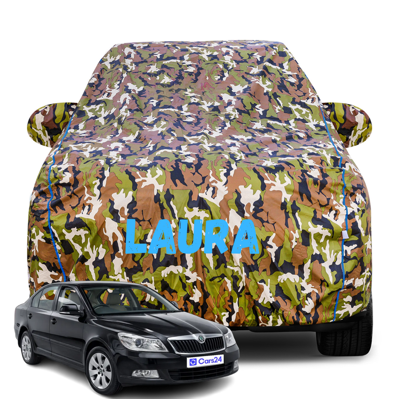 Laura Army Car Cover