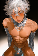 Male-android-warm-skintone-pouting-fuming-blushing-long-silver-eyelashes-b-s-983153530