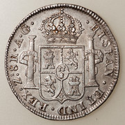 8 Reales 1819 Fernando VII Zacatecas PAS5437b