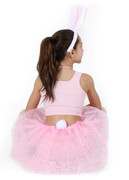 0000SET SAFARI CONEJO + TUTU + MEDIAS