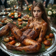 Garden wedding Brown Hair dream to be eaten 0 01