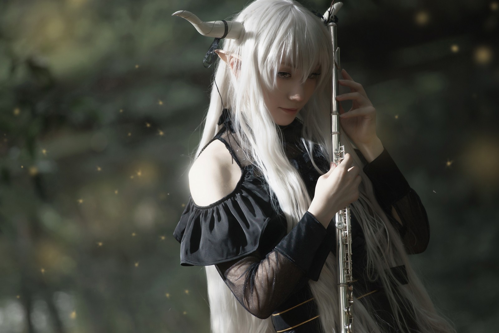 Cien恩恩 明日方舟 闪灵 Cosplay 角色还原高清写真（14P｜37MB）插图8