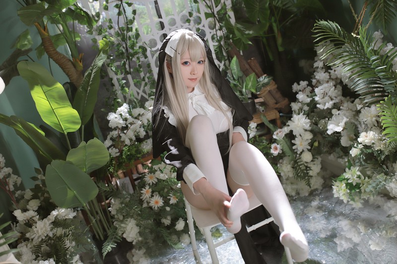 Asagiriai（愛ちゃん）修女Cosplay写真图集 修女主题高清美图 56P (717MB)插图7