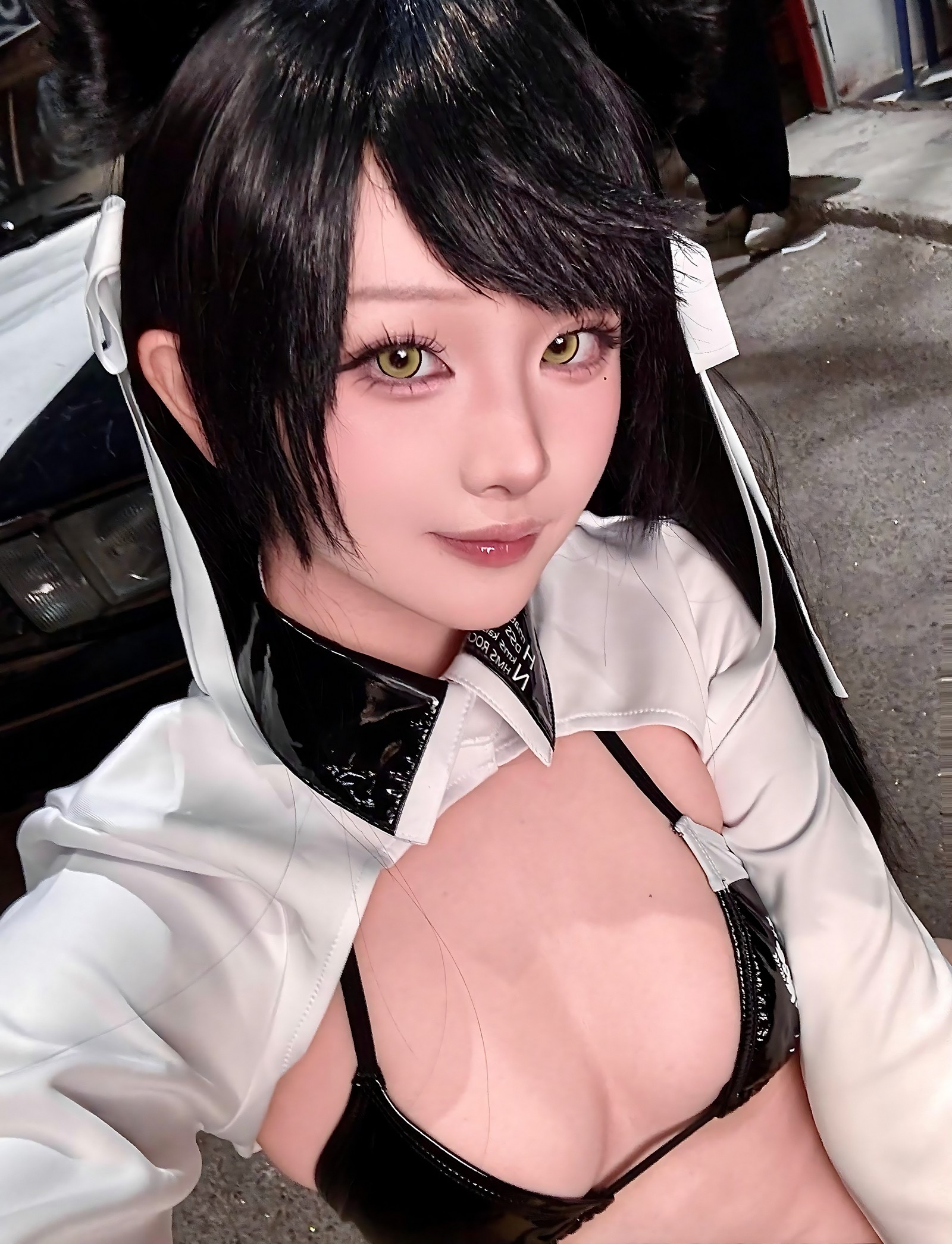 屿鱼 Yuyu 碧蓝航线 爱宕 赛车服 Cosplay 写真图集（114P｜142MB）插图3
