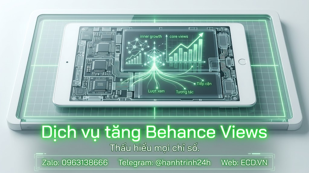 dịch vụ tăng behance views giá rẻ tăng like