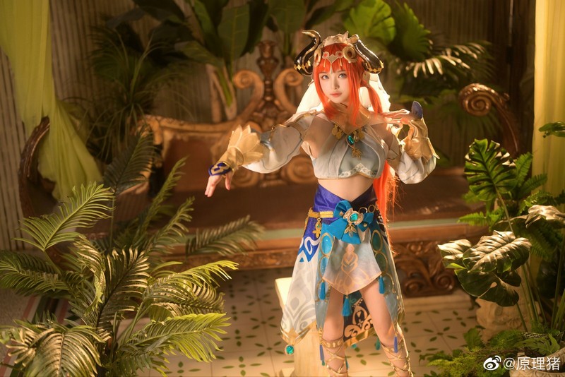 白莉爱吃巧克力 妮露 原神 Cosplay 写真【11P｜84.9MB】插图6