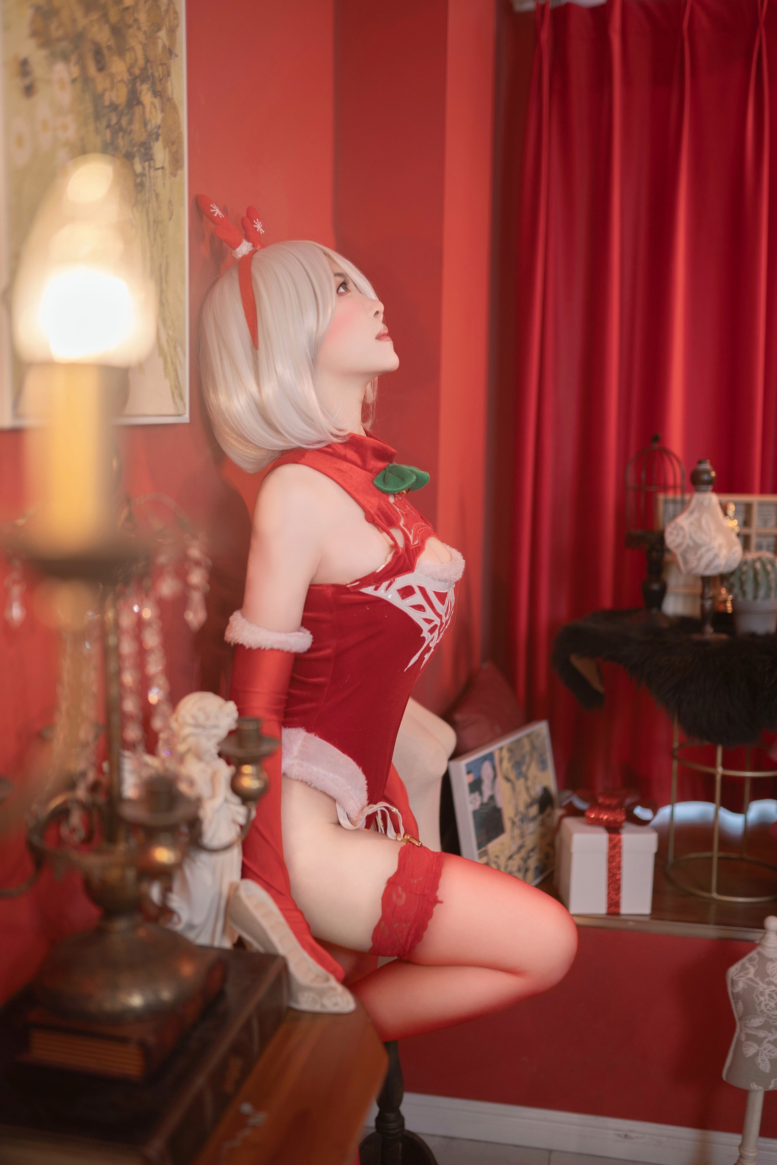 Bangni邦尼 – 尼尔：机械纪元 2B 圣诞 Cosplay 高清写真集（105P-962MB）插图8