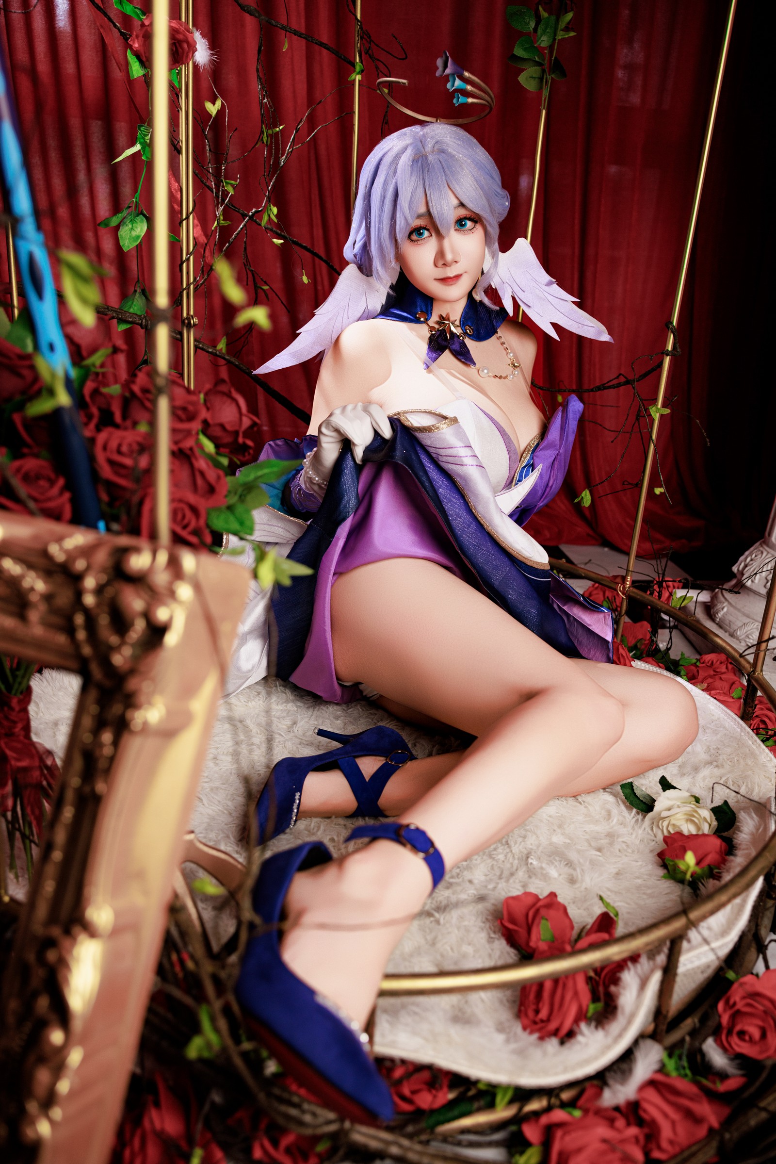 阿雪雪写真崩坏星穹铁道·知更鸟Cosplay图集（90P+1V / 1.04G）高清写真插图9